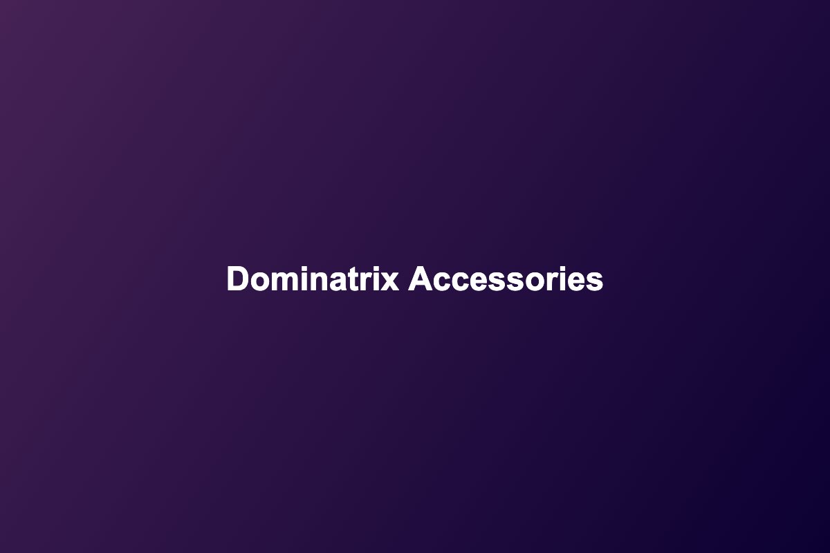 Elegant dominatrix accessories displayed on velvet