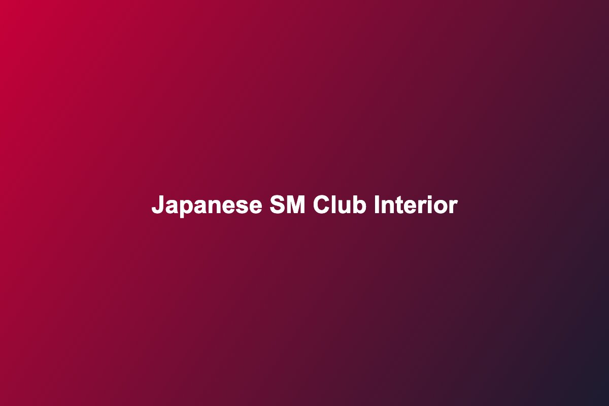 Japanese SM club elegant interior design