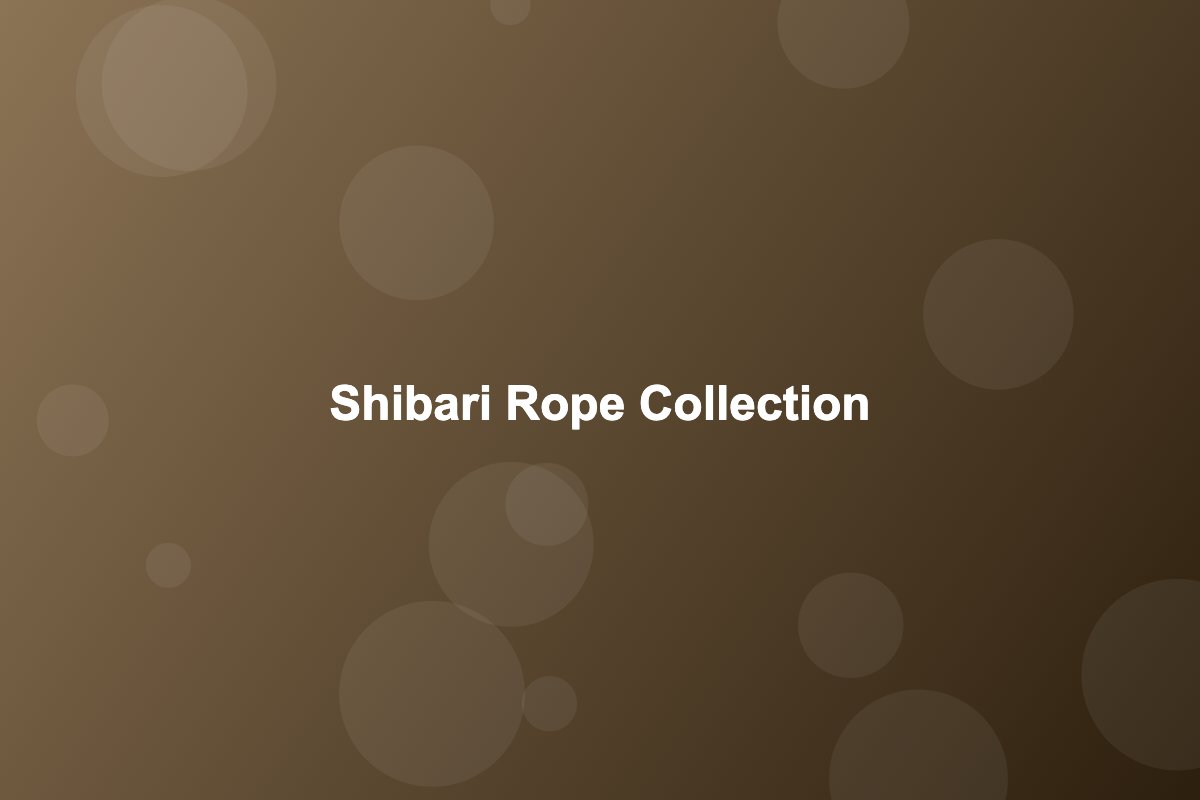 Traditional Japanese jute ropes used for shibari bondage art